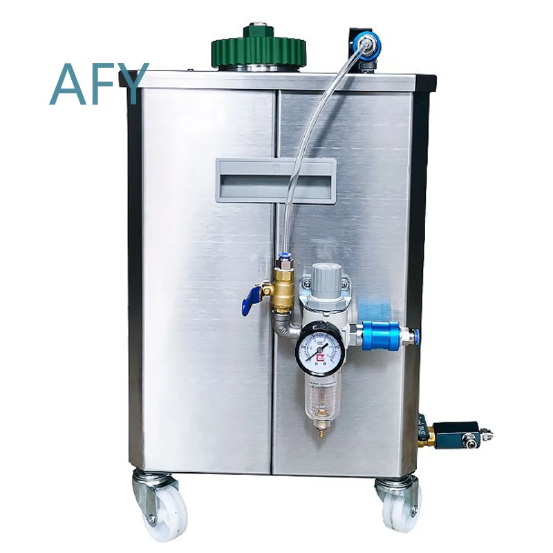 10L Pneumatic Brush Glue Machine for Automatic Adhesive Applicator with Three Heads Large Capacity for Yellow PU Resin White