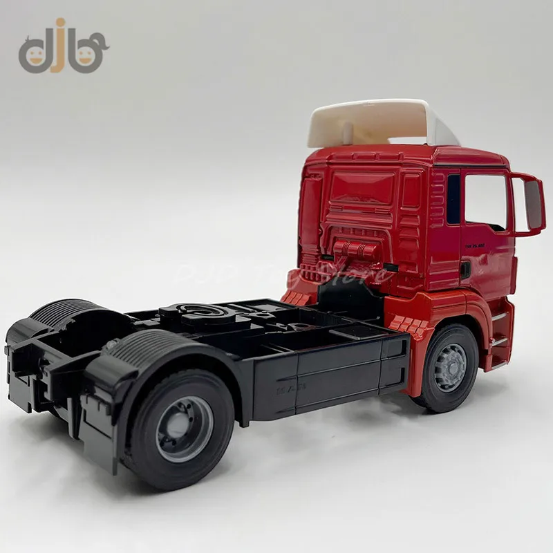 1:32 Diecast Metal Truck Model Toy Man TGS 26.480 Semi-Trailer Tractor Vehicle For Collection