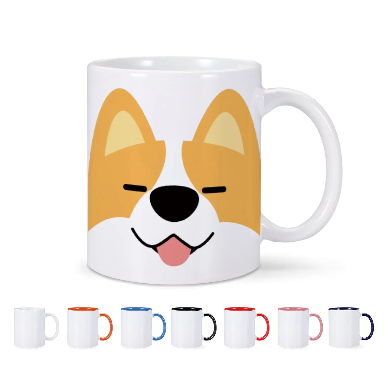 11oz Corgi Coffee Mug Perfect Gift for Dog Dad  Mom  Pet Lover Cute Cup for Corgi Lovers Friends Couple Ceramics Animal Mugs