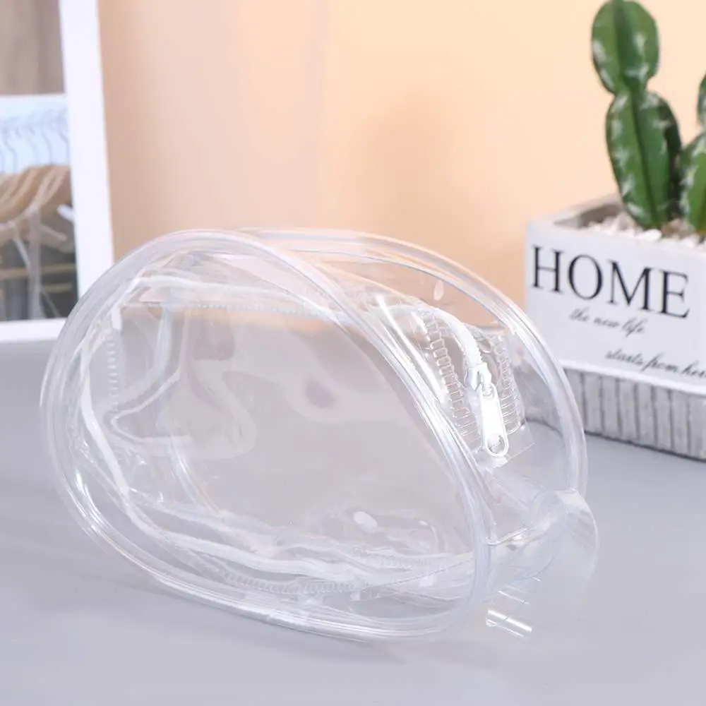 Waterproof Zipper Clear Outdoor Doll Bag Clear Bags Irregular Doll Storage Pouch PVC Transparent Outdoor Doll Display Bag