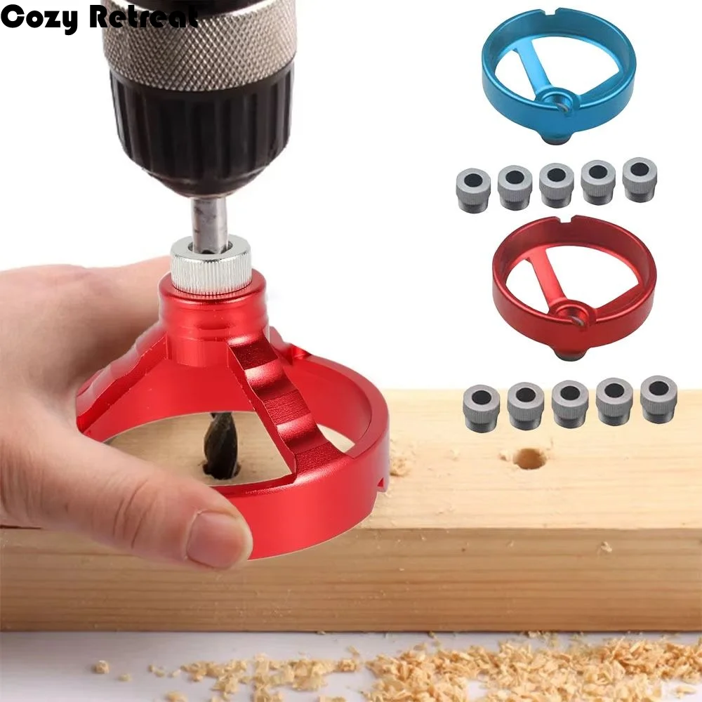 

4-8mm Drill Guide Fixture Single Hole Positioning Convenient Hole Puncher Locator Jig Easy To Open Holes Durable