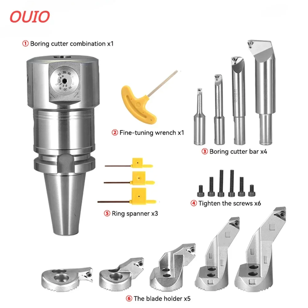 

OUIO 1Set NBH2084S BT30 BT40 BT NT40 CAT40 SK40 MTA4 LBK Boring Tools NBH2084S Tool Holder Fine Tune Boring Tool NBH2084S