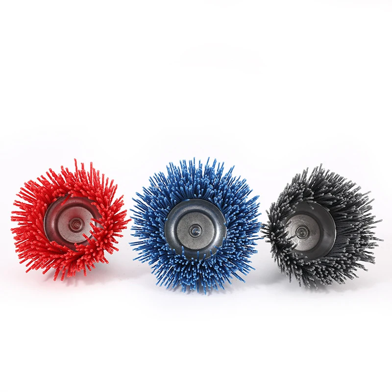 1PC 1/4inch Hexagonal Shank  Abrasive  Wire  Wheel Brush Metal Wood Polishing Deburring Angle Grinder Tool Brush  Rust Tool