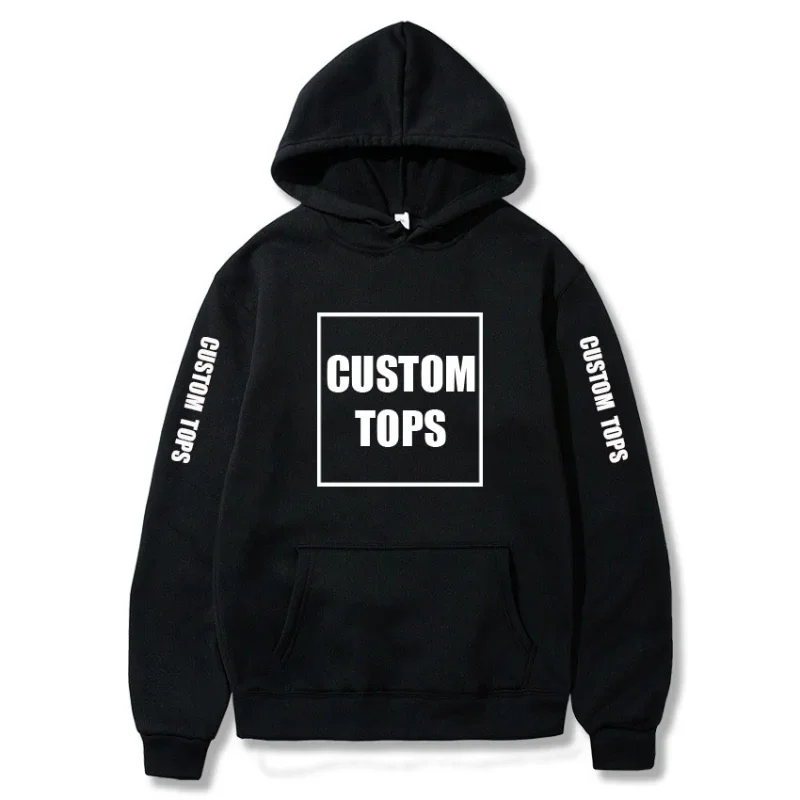 

Your OWN Design Text Picture Custom Sweatshirt Unisex DIY Anime Print Hoodies Loose Casual Hoody LOGO Clothing Sportswear