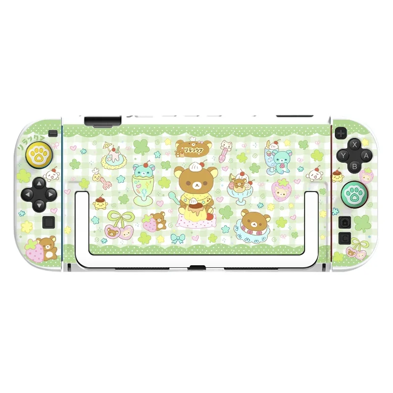 Oryginalne etui na przełącznik Lucky Bear Kawaii Cute Console OLED Split Case Wkładany stacja dokująca do Nintendo Switch 2 Lite Joy-Con — zdjęcie produktu 6