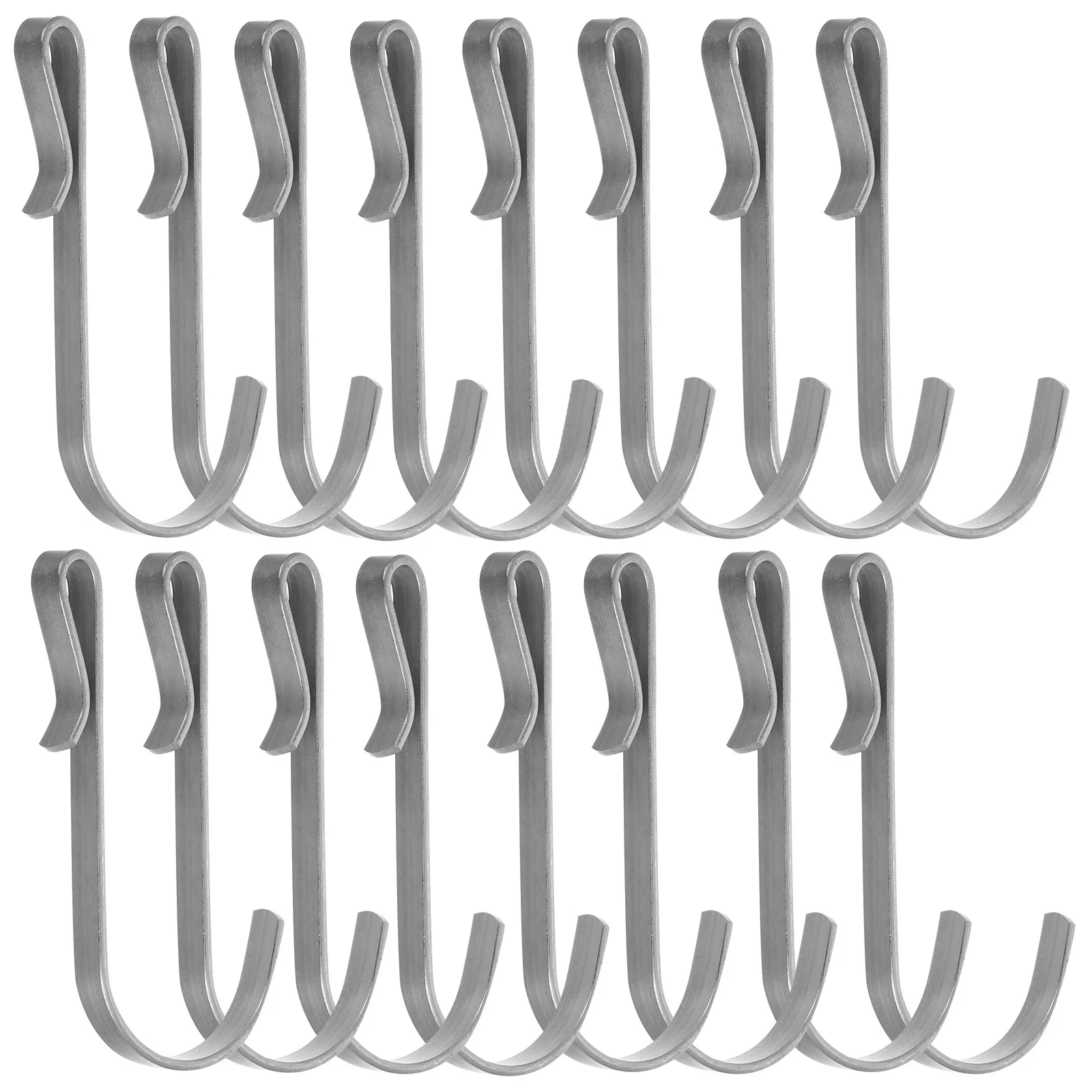 

20pcs Stainless Steel J Hooks Heavy Duty Wire Rack Shelf Mount For Kitchen Bathroom Closet Storage Hang Utility Bracket