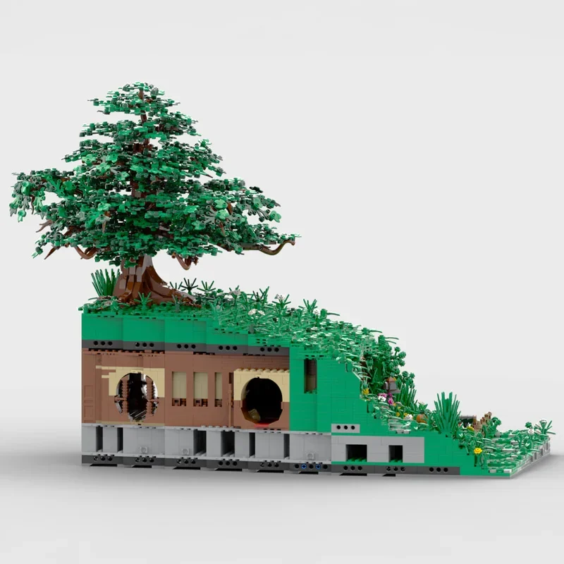 교육용 장난감 선물 판타지 하우스 입구 모델 블록 세트 DIY 조립 브릭 건축 컬렉션