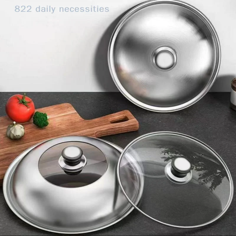 convenientSafe Pot Lid Replacement Knob 1/2 Pack Stainless Steel Anti-Scald Non-Slip Handle for Glass Cookware Cover Kitchen Use