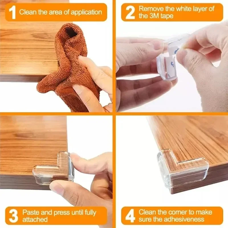 Upgraded Corner Protector Baby Kids Safety Silicone Corner Guards and Edges Widened Thickened Furniture Table Corner Protector image 6