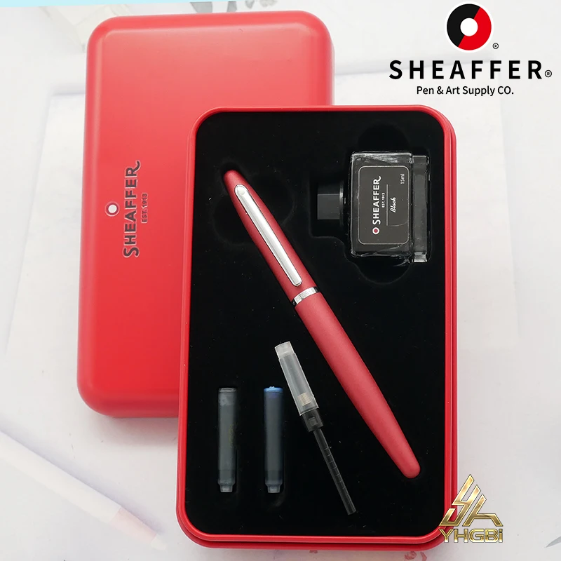 

Sheaffer Xifeili VFM матовая латунная ручка для взрослых, практика каллиграфии, мужской деловой офисный подарок, 88 г, подарочная коробка, ручка для подписи