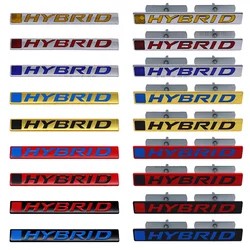 3D HYBRID Logo Car Sticker Front Grille Emblem Rear Trunk Badge For Honda Accord Jazz CRV Civic City Odyssey HRV Crosstour Pilot