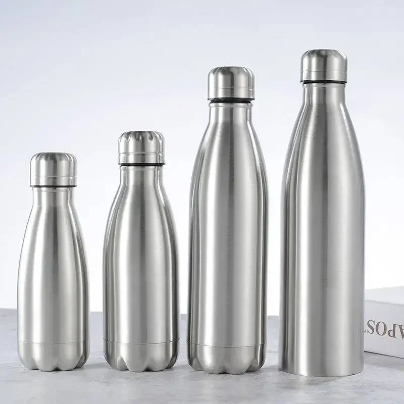 Stainless Steel Water Bottles 12oz 17oz 26oz 35oz Sports Thermos Insulated Bottles Keep Cold for 24 Hours and hot for 12 Hours