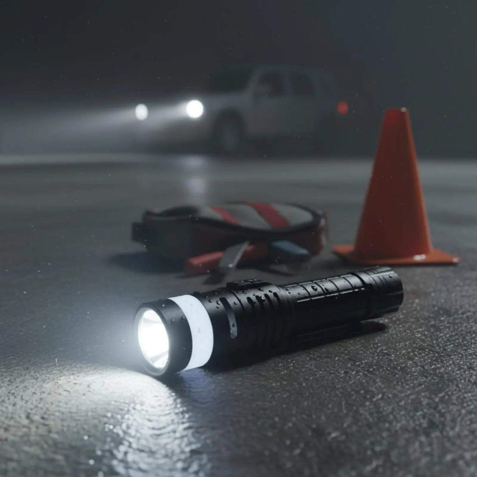 Multifunction Flashlight Blast-resistantProof Aluminum LED Flashlight Handheld Light view 3