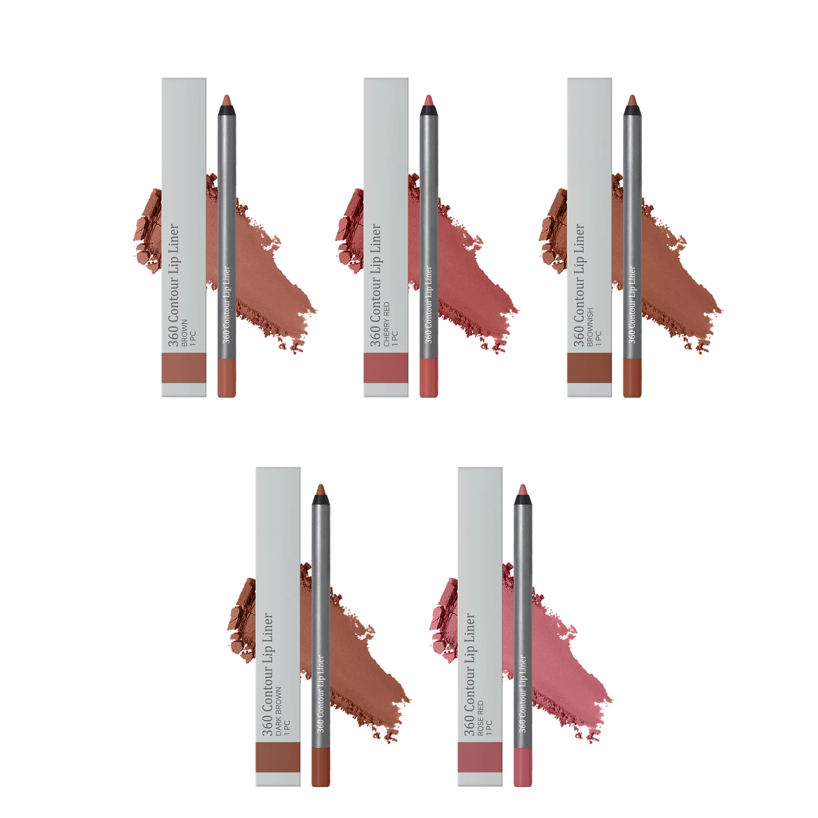 5 Colors Lip Liner Pencils Waterproof Matte Finish Precisely Outline Lips Long Lasting Lip Makeup Thick Lip Smooth Lip Cosmetics