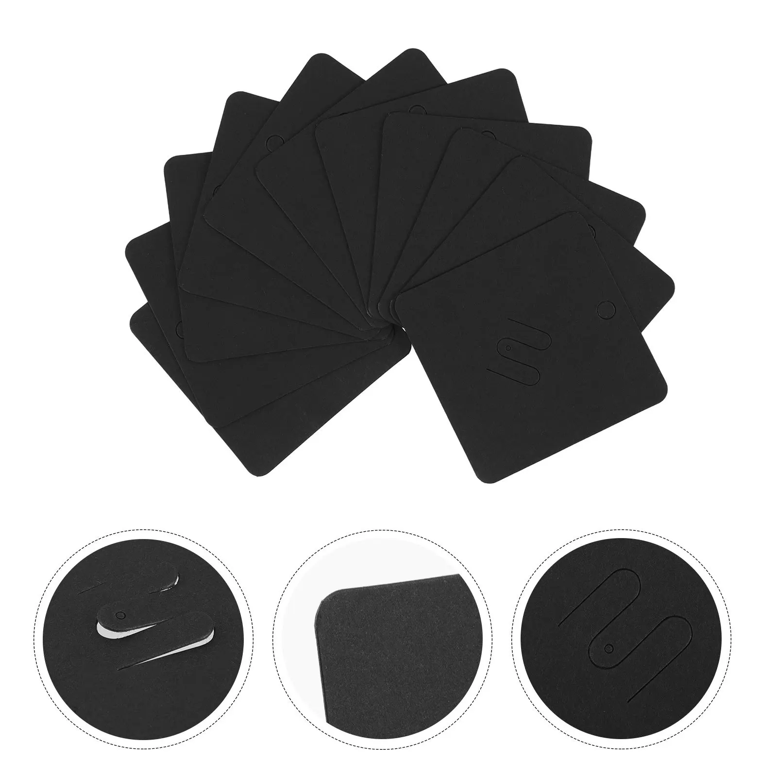 

100Pcs Jewelry Display Card Brooch Pin Holder for Jewelry Store Display and Packaging Creative Trinket Cards