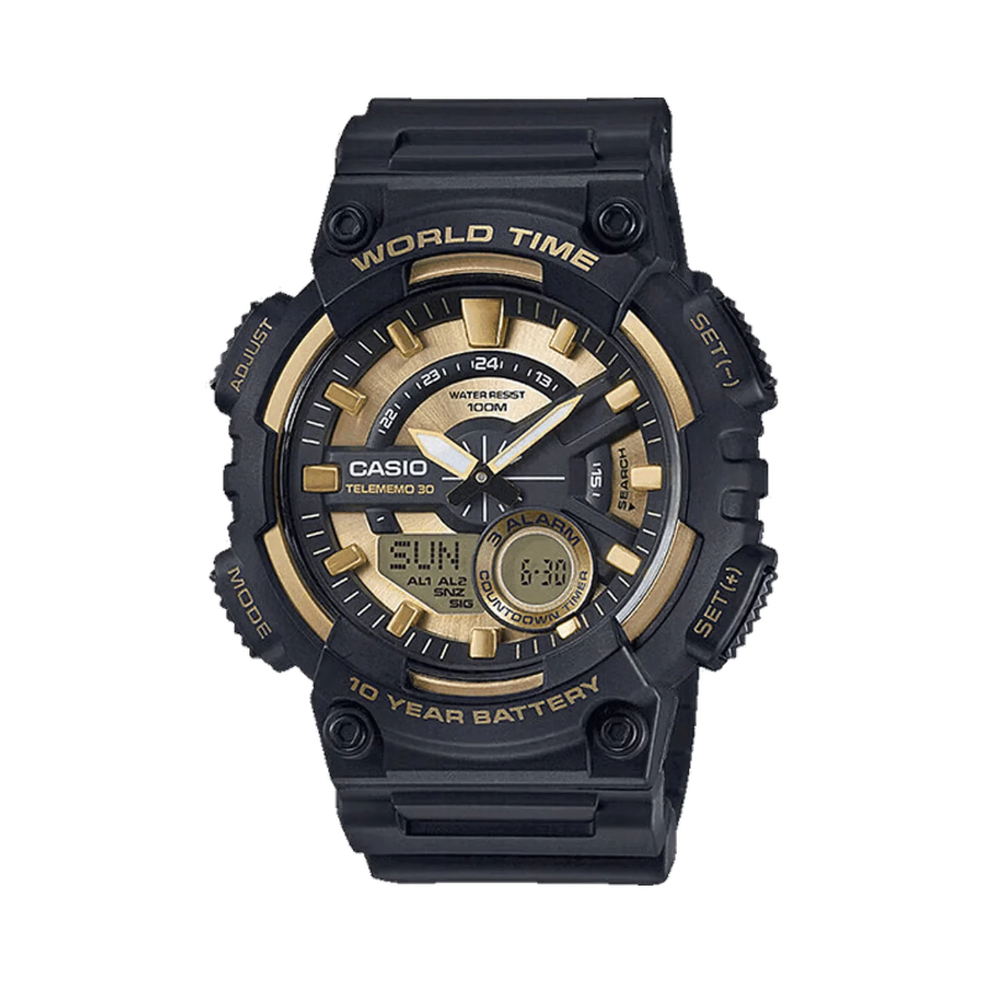 Série Casio AEQ110BW |   Montr - Digital Timer Countdown avis et prix