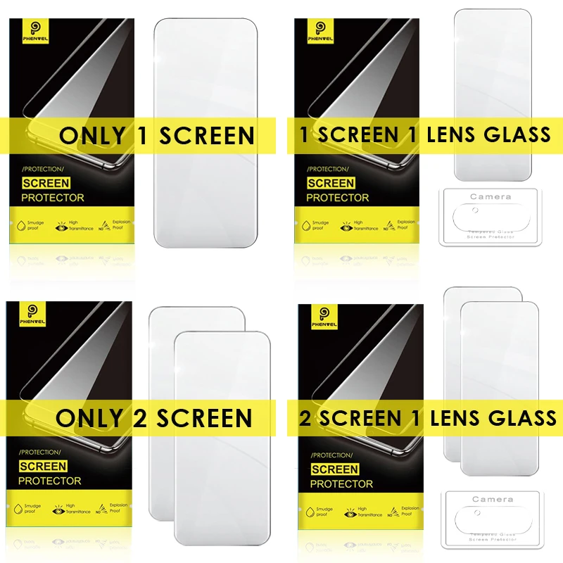 Phenvel Protector Pantalla Vidrio Templado Pixel 9 Pro 9a Desbloqueo - imagen 2