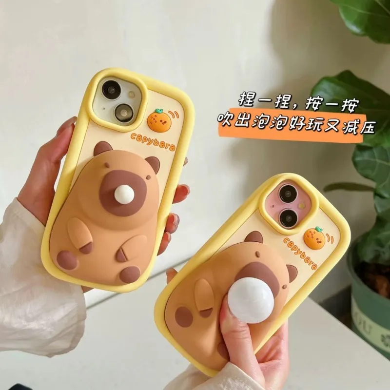 Funda Protectora de Silicona Suave con Diseño de Dibujos Animados de Stitch, Mickey Mouse y Lotso para iPhone 17, 16, 15, 13, 14, 12 Pro Max