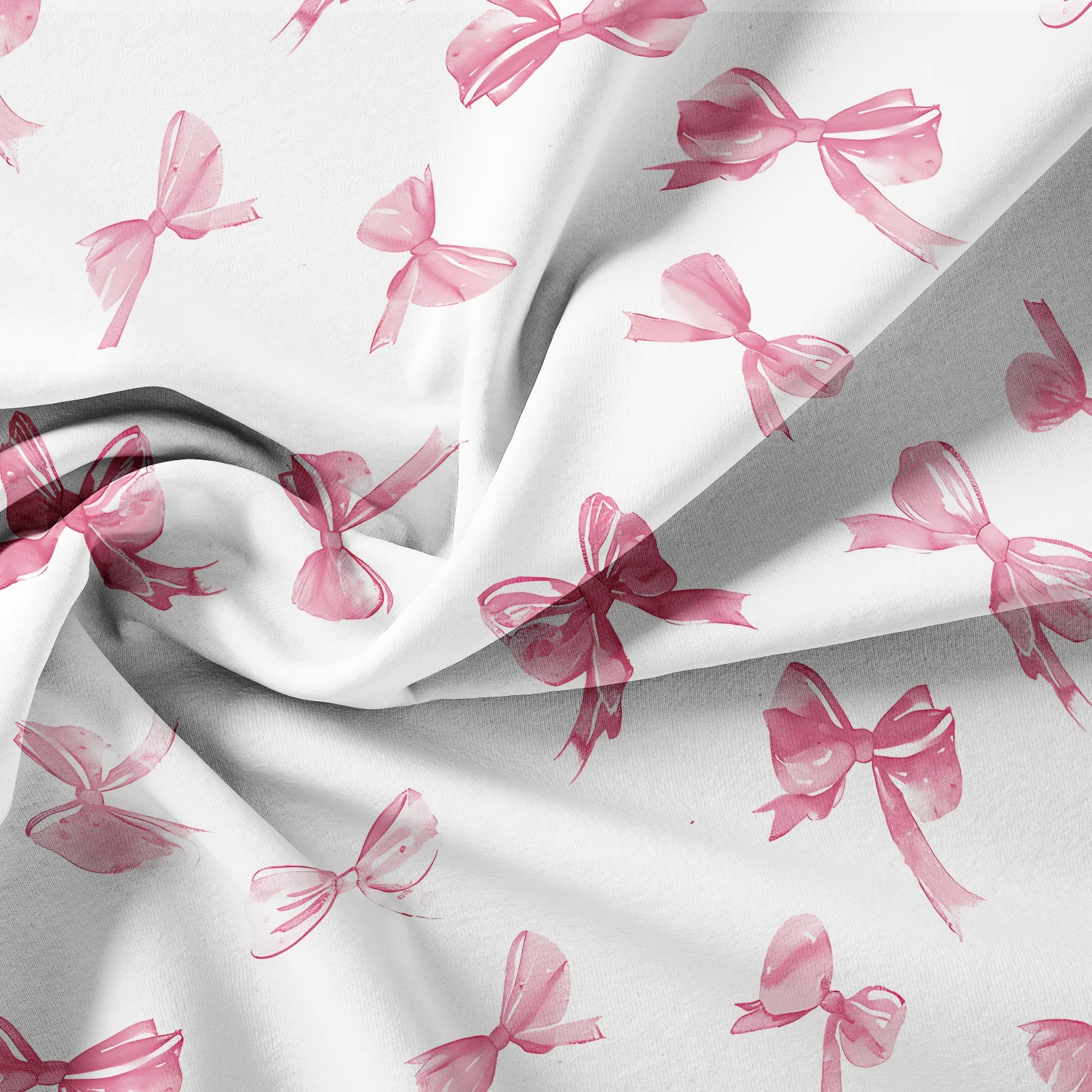 3 Pieces Pink Coquette Bow Print Duvet Cover Set, Bow Printed Bedding, For Bedroom Home Decoration, Multiple Sizes Available - view 5