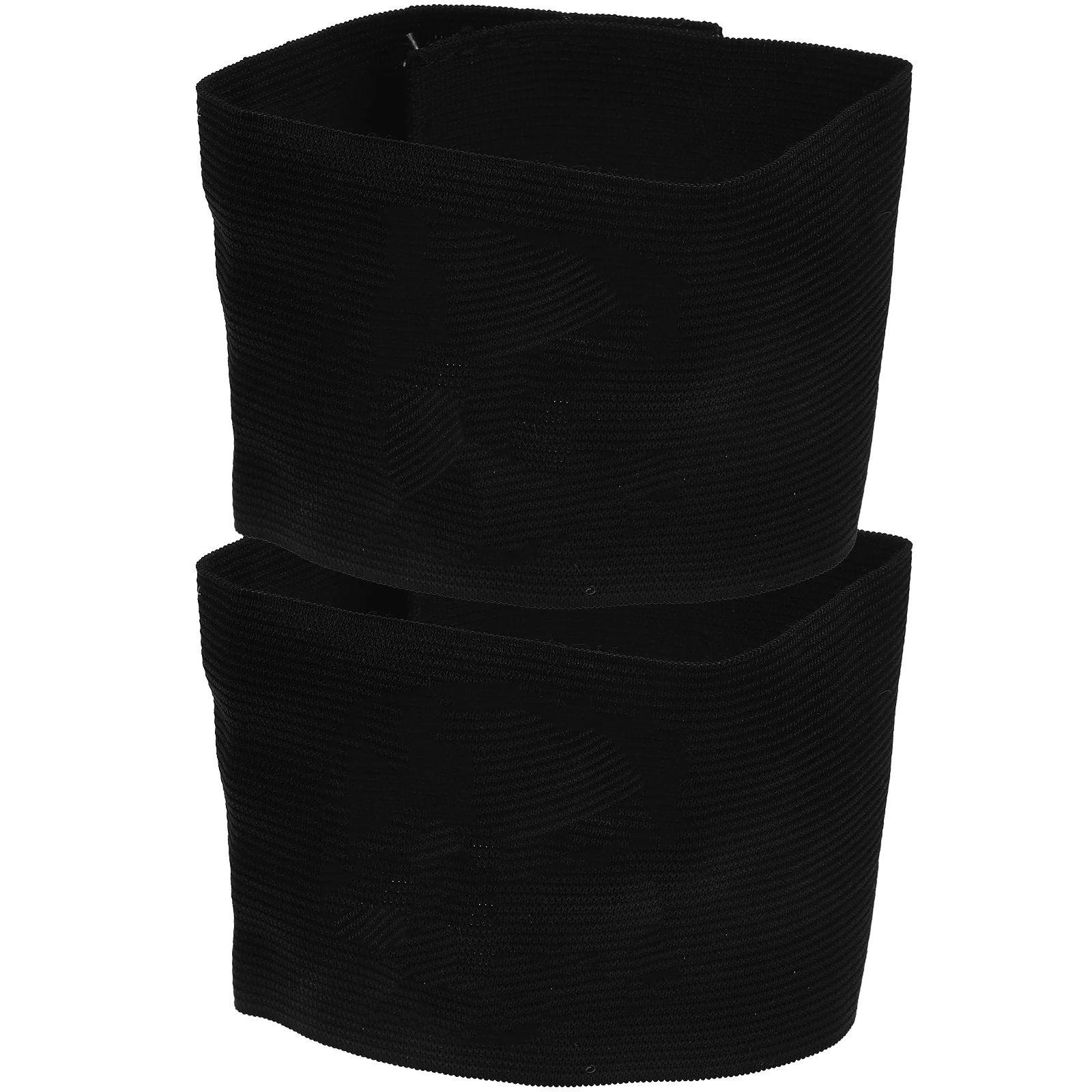 

2Pcs Simple Design Adjustable Captain Armband Elastic Comfortable Wear Soccer Rugby Basketball Supply Arm Bands Football