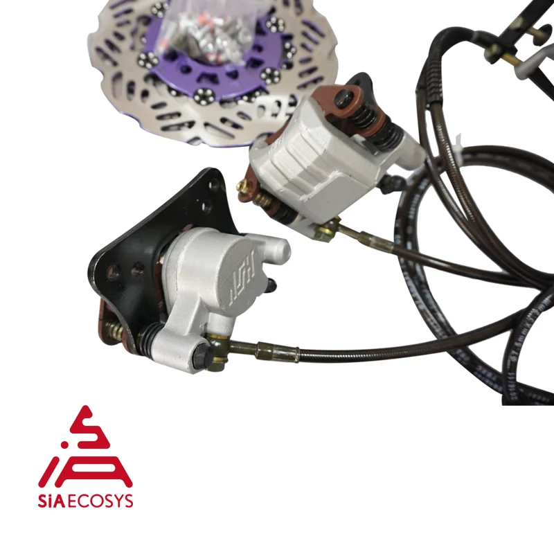 Dayang 4-Piston Hydraulic Disc Brake Caliper Racing Upgrade for Electric Vehicle E-Motorcycle