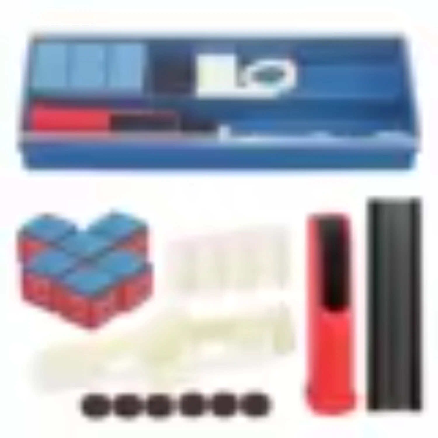 New 20-IN-1 Billiard Repair Kit Cue Tip Repair Tool Billiard Chalk Pool Cue Tips Cue Stick Ferrules Cue Tip Clamp Cue Tip Trimme