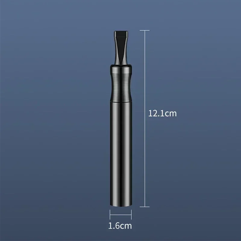 Creative Smokeless Cigarette Holder with Ashtray for Driver, Portable Alloy Smoking Pipe, Hand-held Ashtray for Home Office