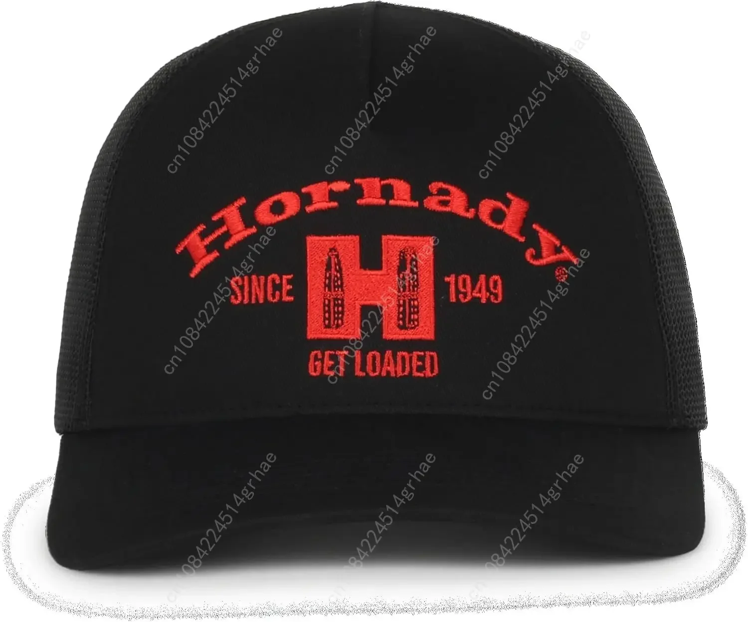 قبعة خارجية للرجال قياسية Hrn08، أسود/أسود