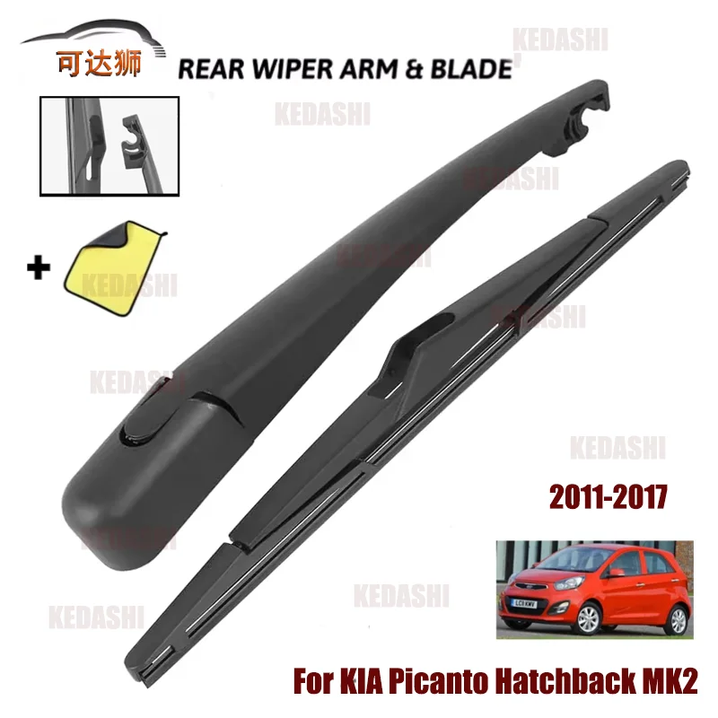 

Back Windshield Windscreen Wiper Blade Set Kit For KIA Picanto Hatchback MK2 2011 2012 2013 2014 2015 2016 2017 Rear Window