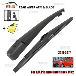 Back Windshield Windscreen Wiper Blade Set Kit For KIA Picanto Hatchback MK2 2011 2012 2013 2014 2015 2016 2017 Rear Window