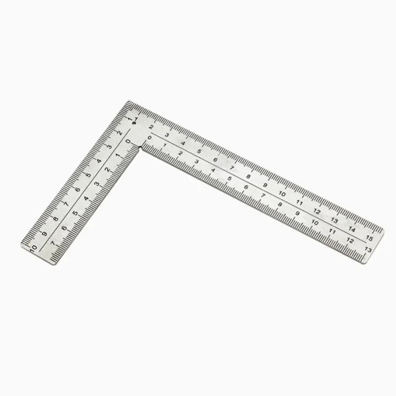 1PC Mini L-shaped Ruler Measuring Layout Tool Stainless Steel Square Right Angle Ruler Precision for Building Framing Gauges