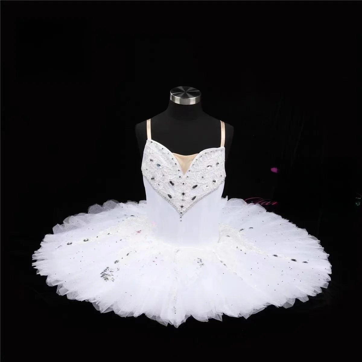 

White Dancer Ballet TUTU Performance Fairy Doll Variation Professional Performance Competition Skirt for Children and Adults