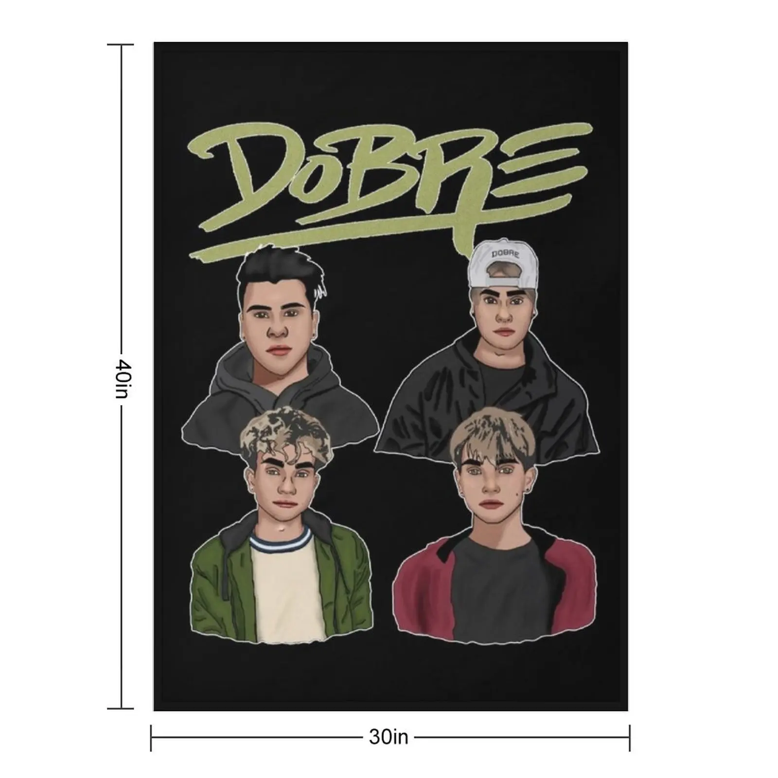 Dobre Brother Twins Merch Throw Blanket Blankets Sofas Of Decoration wednesday Decorative Sofa Decorative Throw Blankets