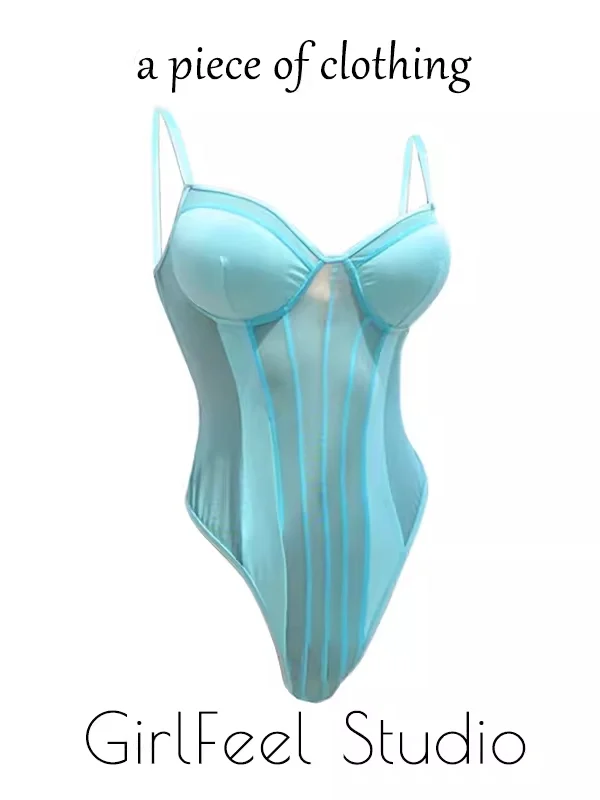 

Pink Fibone One-Piece Women's Csole Tank Top Inner Wear Slim Fit Sexy ort irt Design Hot Girl Underwear