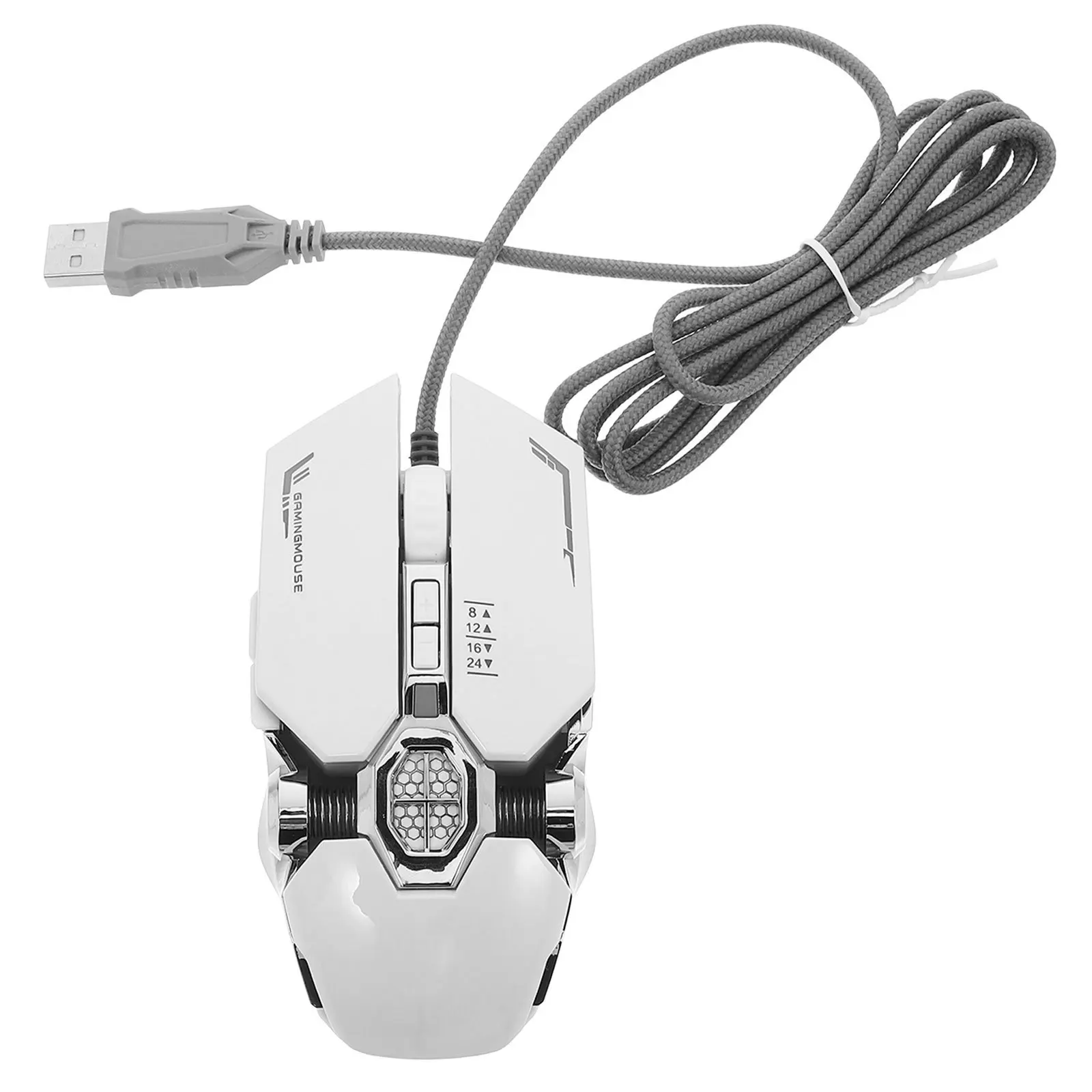 

1pc Gaming Mouse Rgb Light Skin-Like Touch Comfortable Design Programmable Lighting Computer Usb Mouse Ergonomic Creative