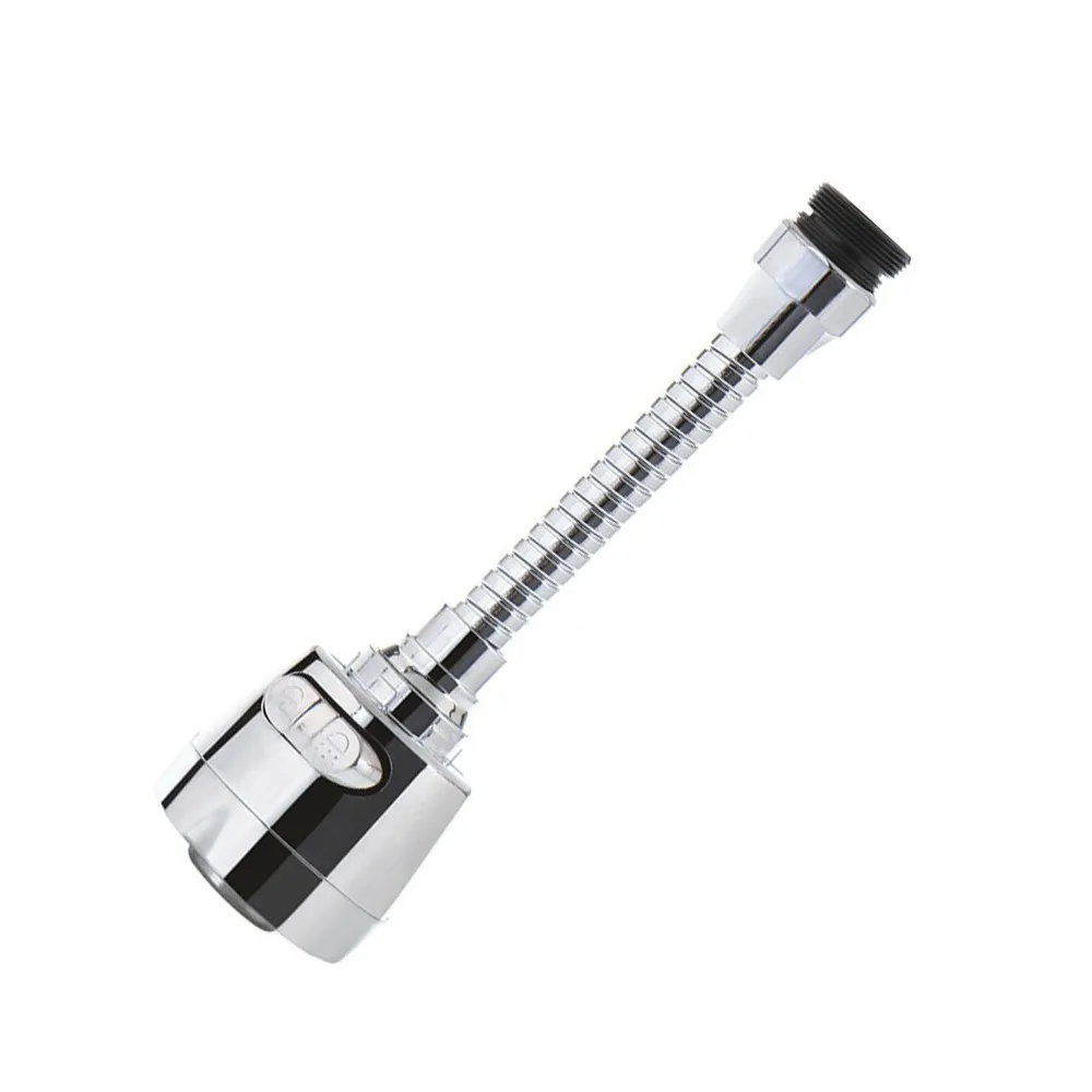 

Регулируемый универсальный распылитель для смесителя с поворотным фильтром, защитой от брызг, удлиненной насадкой-бустером и функцией экономии воды