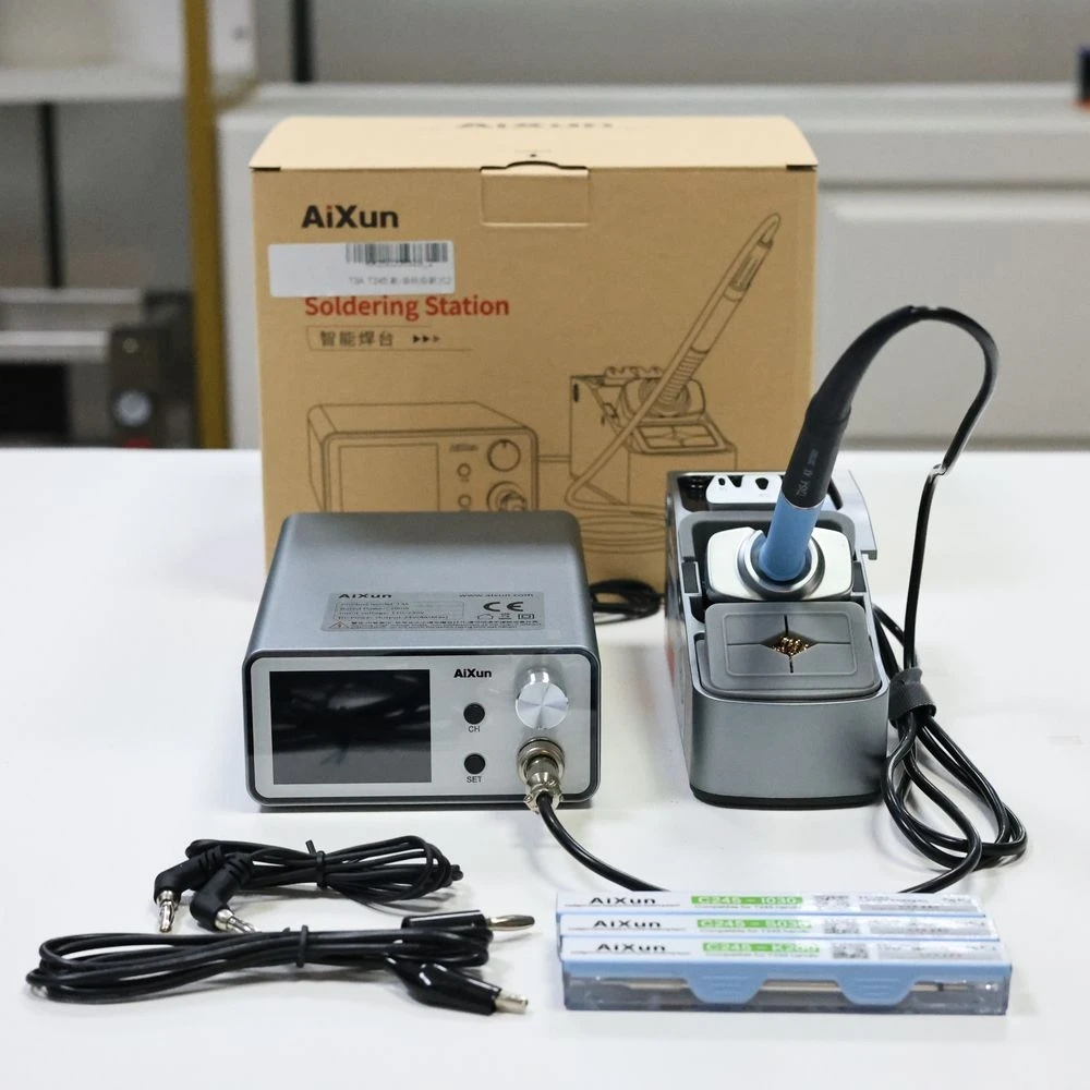 AiXun T3A T245 Станция быстрой пайки с контролируемой температурой для телефона, инструменты для ремонта паяльника BGA
