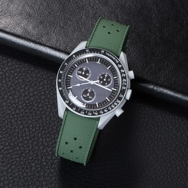18mm 20mm 22mm Silicone Strap Universal Men Women Smartwatch Band Quick Release Breathable Wristbelt Soft Rubber Sport Bracelets image 5