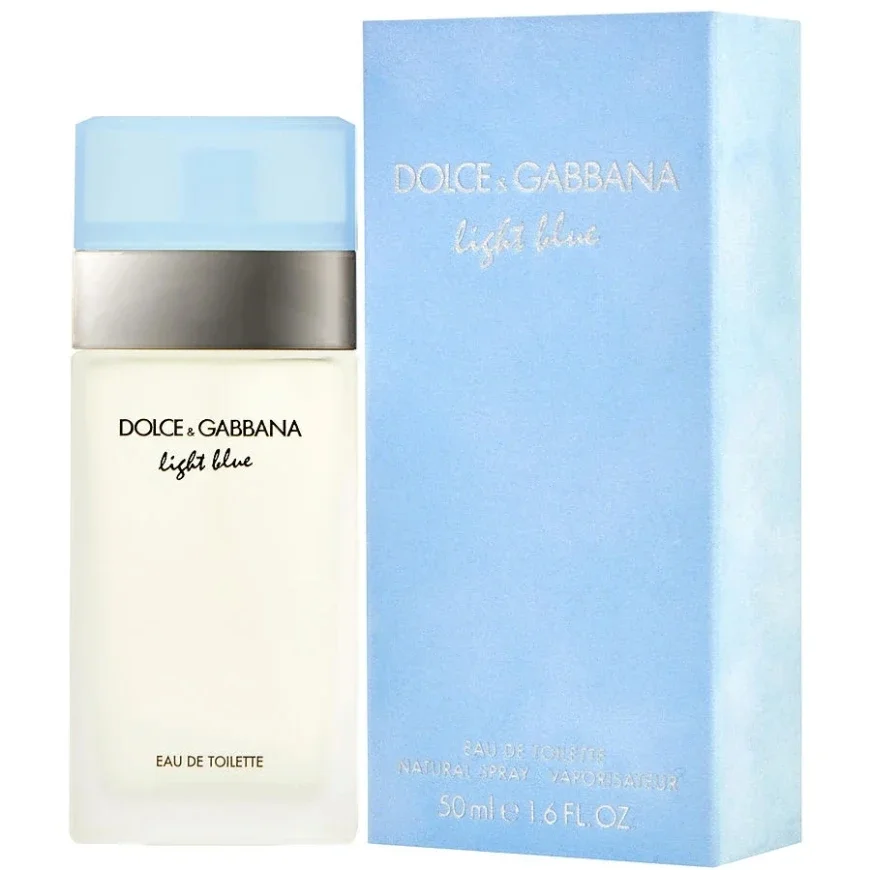 D & G azul claro mujer Eau De Toilette Spray 50ml fragancia de flores y frutas nota fragancia duradera Original Authent