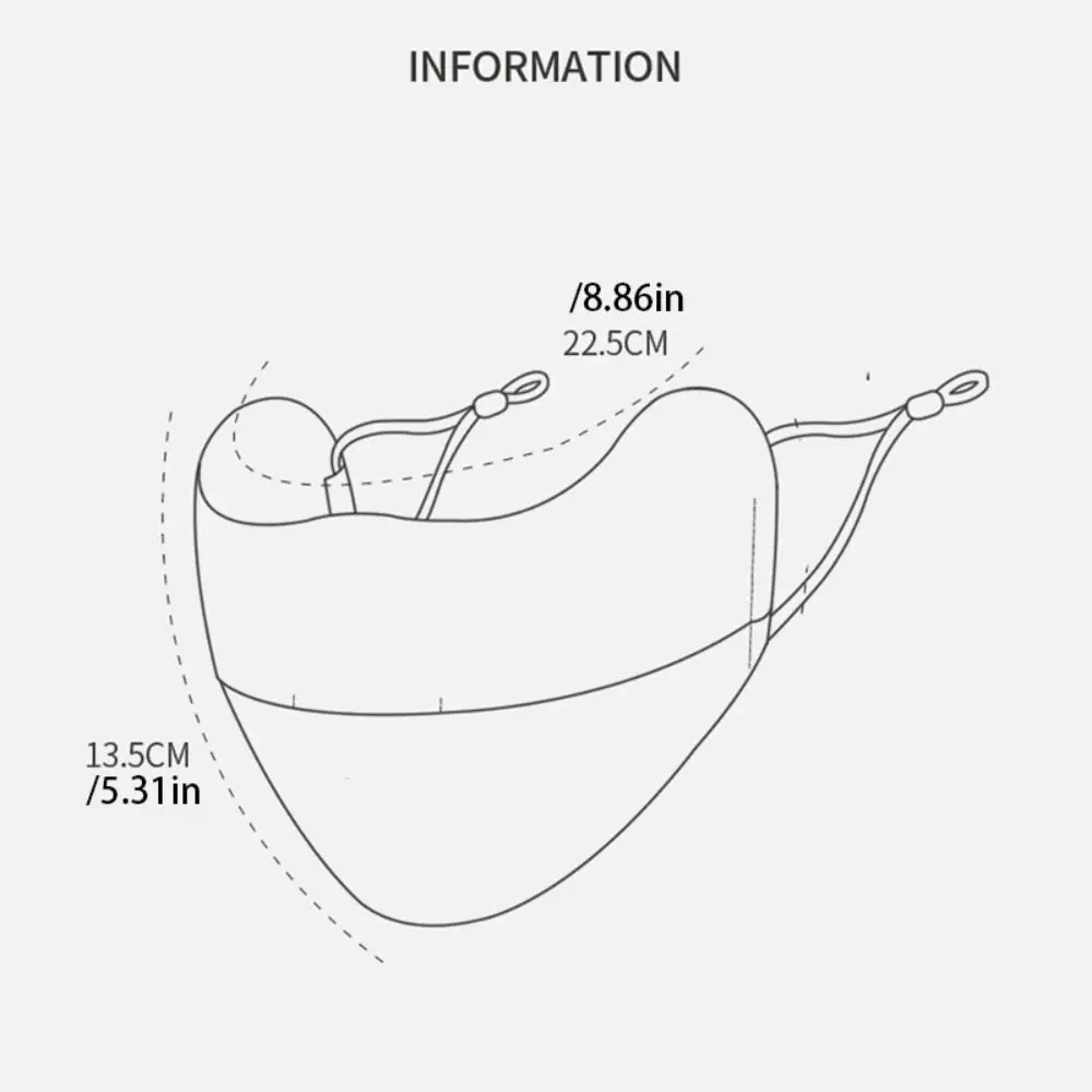 Maschera di seta di ghiaccio estiva maschera per il viso traspirante in tinta unita maschera per il viso maschera per la protezione solare sciarpa per il viso protezione per gli occhi copertura per il viso sport