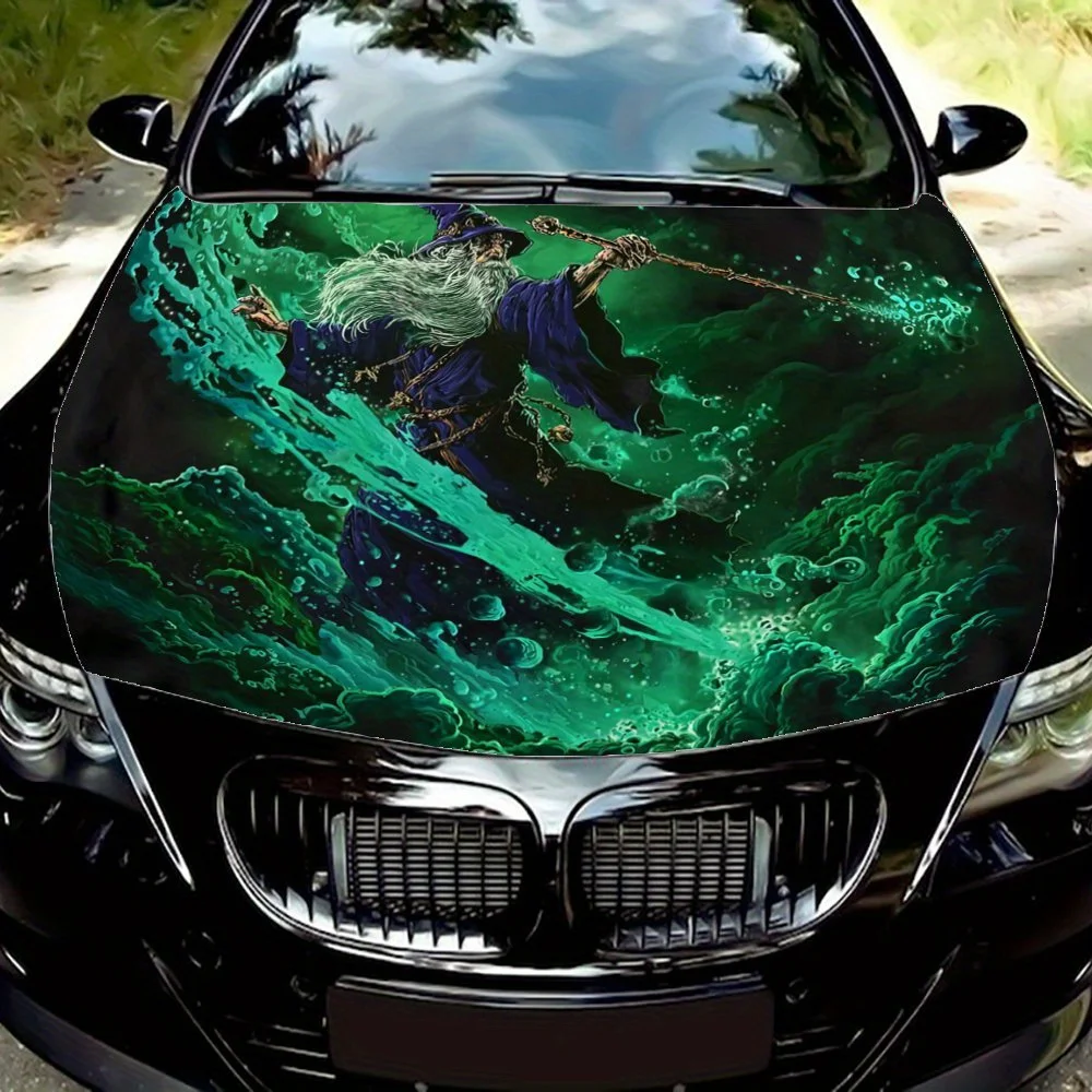 

Enchanter Car hood packaging sticker, PVC material, self-adhesive waterproof, anti-slip paint, car exterior decoration accessori