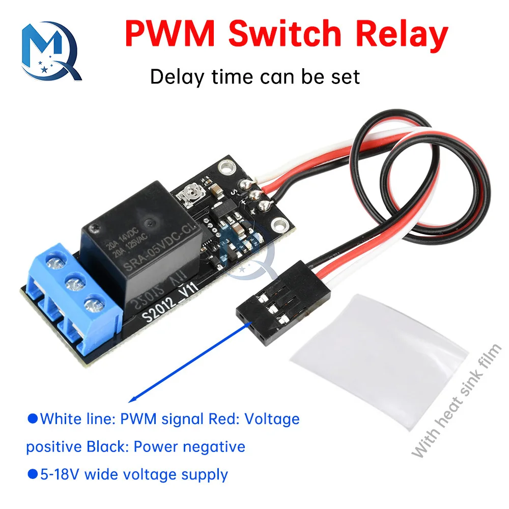 Model Airplane Car Model Boat Model Remote Control PWM Electronic Switch Relay 5-18V Aerial Light Control Can Be Set Delay Time