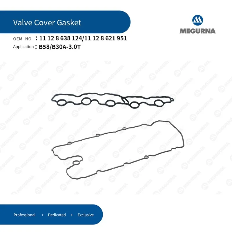 

B58/B30A 3.0T Engine Valve Cover Gasket Set For BMW 140i 240i 340i 440i 540i 740i 740Li X3 X4 Auto Part 11128638124 11128621951