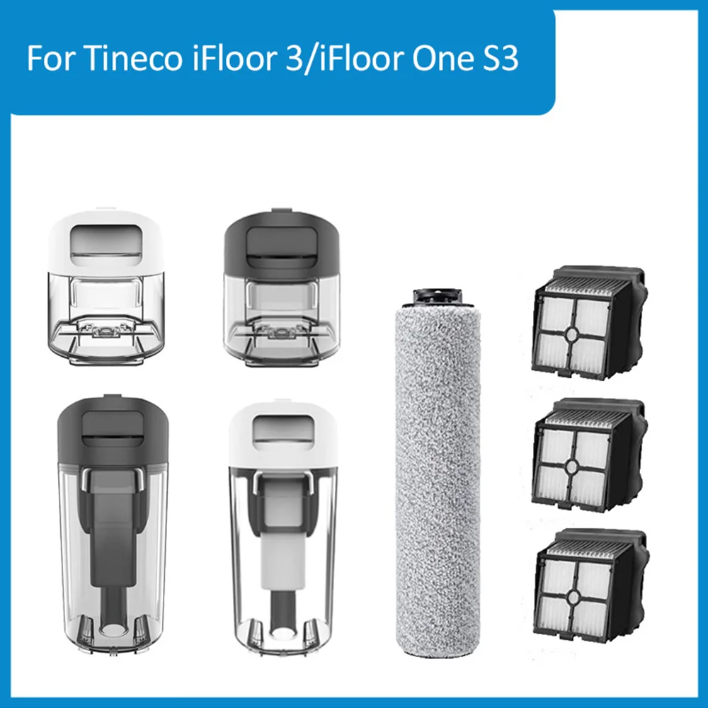 For Tineco Floor One S3 Breeze/iFloor 3/iFloor Breeze Wet Dry Vacuum Cleaner Accessories Roller Brush Filter Original Water Tank