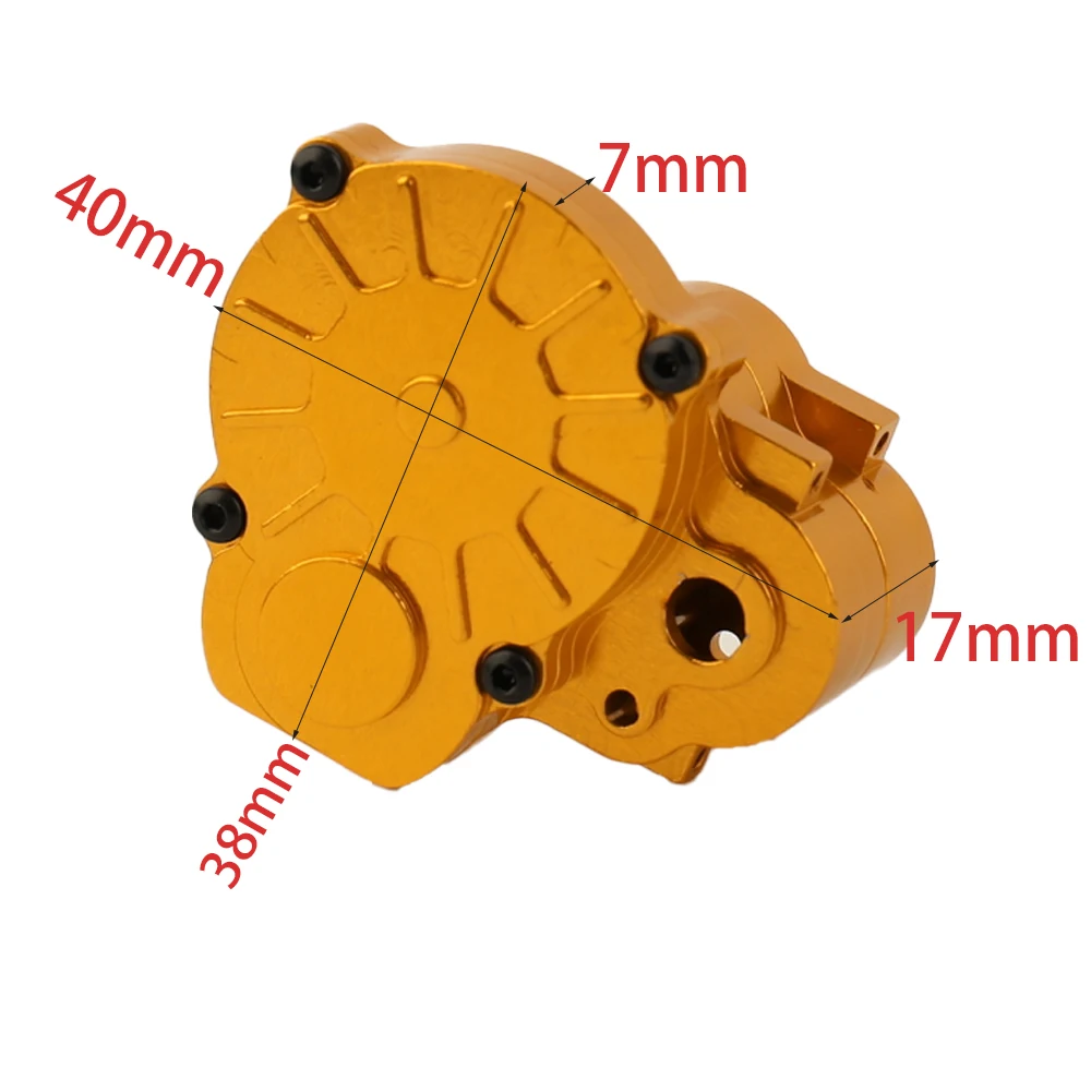 For FMS 1/24 FCX24 Metal Transmission Gearbox Protective Cover Housing RC CrawlerTruck Upgrade Parts