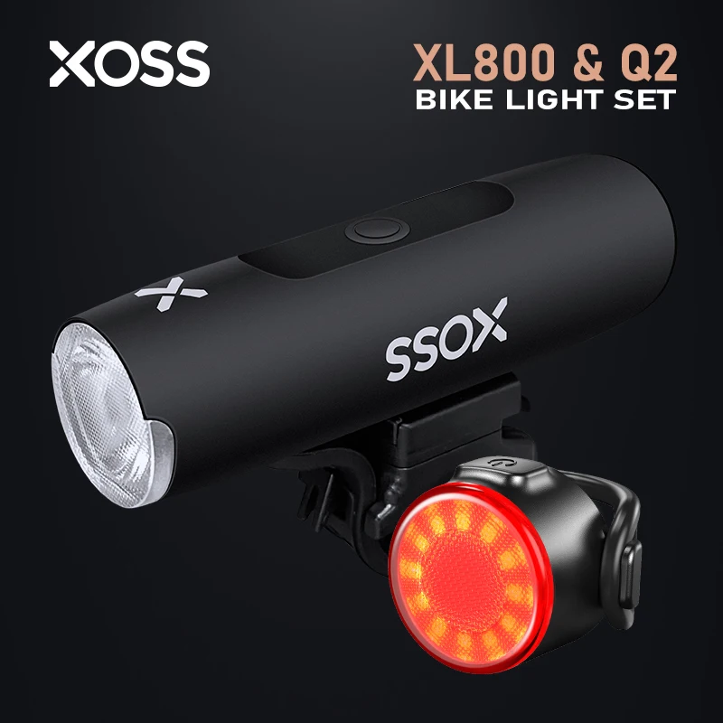 

XOSS XL 800 Bike Light Headlight Waterproof USB Rechargeable Road MTB Front Lamp Bicycle Light Aluminum Ultralight Flashlight