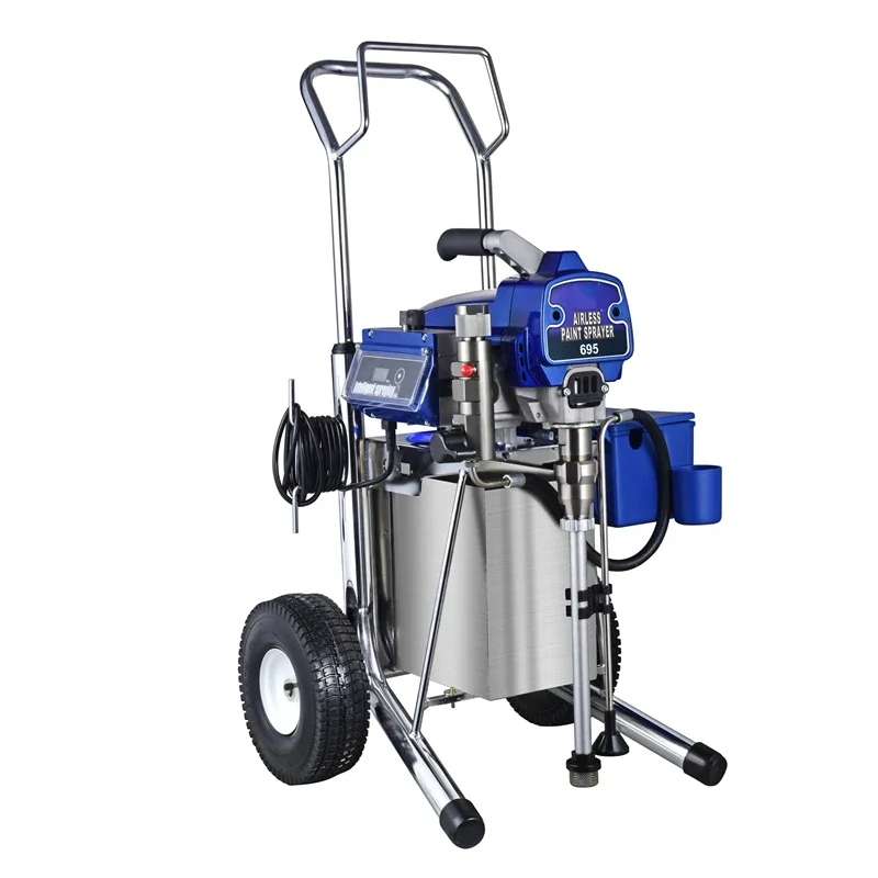 Sanfine Factory Direct SFP695 Lithium Battery Spraying Machine Brushless Mechanic Texture Airless Paint Sprayer for Painter