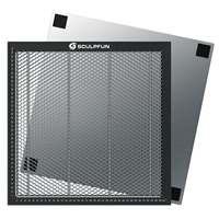 SCULPFUN Honeycomb Working Table for Laser Engraver CO2 Engraving Cutting Machine 400x400x22mm Cut-through observable design EU