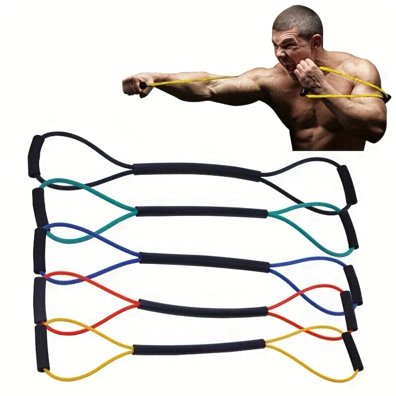 

Upgrade your kickboxing performance with the versatile, durable elastic resistance band designed for intense workouts. Complete