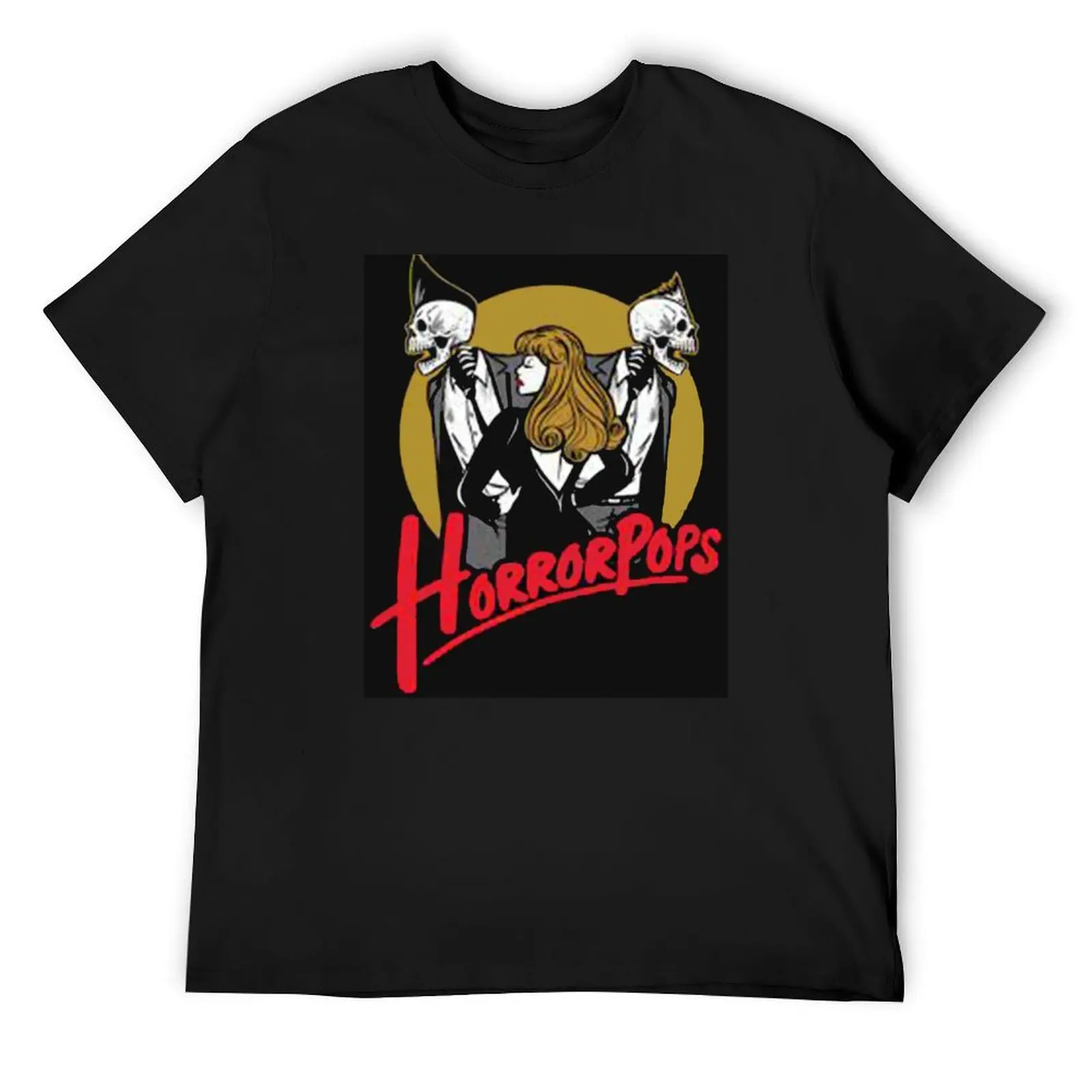 

HorrorPops T-Shirt valentines boutique clothes boys animal print cotton graphic tees plain black t shirts men